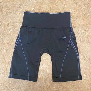 Gymshark Apex Seamless High Rise shorts - onyx grey/lavender blue